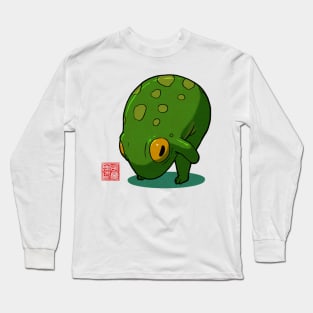 Yoga Frog Forward Bend Long Sleeve T-Shirt